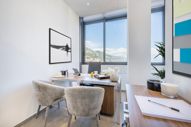 BEAU BUREAU SIMPLE - JARDIN EXOTIQUE - Location d'appartements à Monaco