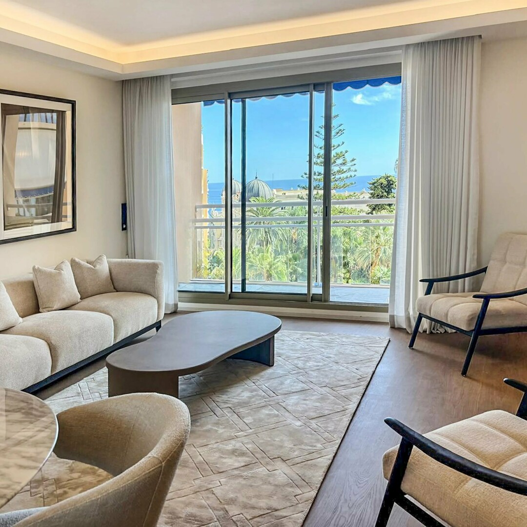 Clé en main : Le Roqueville - Trois pièces meublé et rénové - Location d'appartements à Monaco