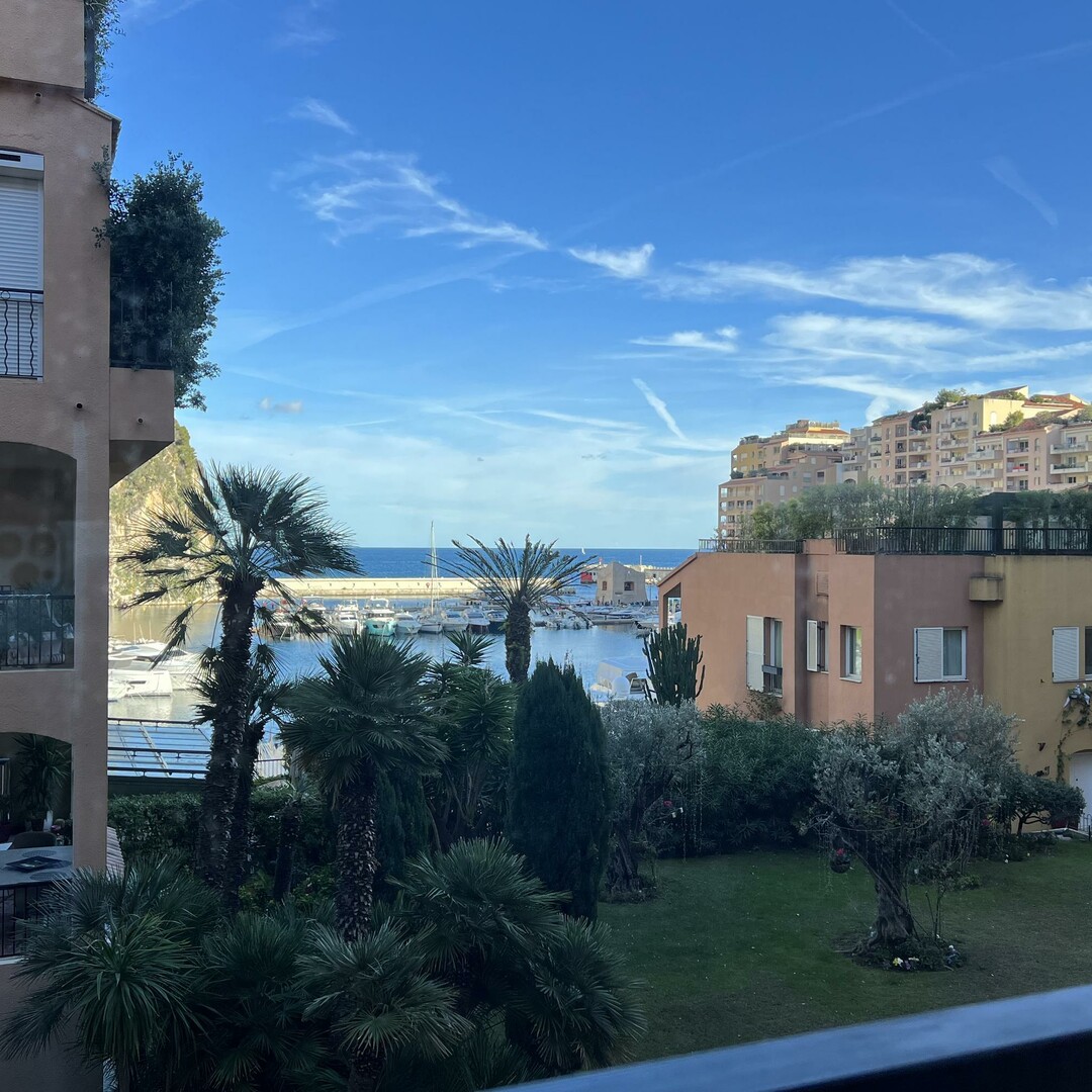 Très beau studio avec vue sur le port - Location d'appartements à Monaco