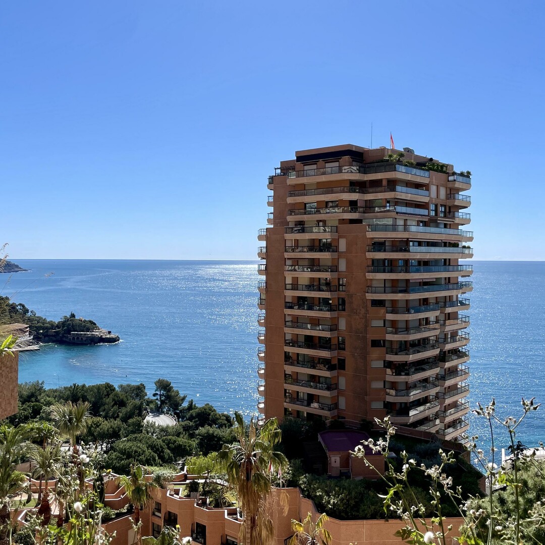 3 pièces vue mer au Parc St Roman - Location d'appartements à Monaco