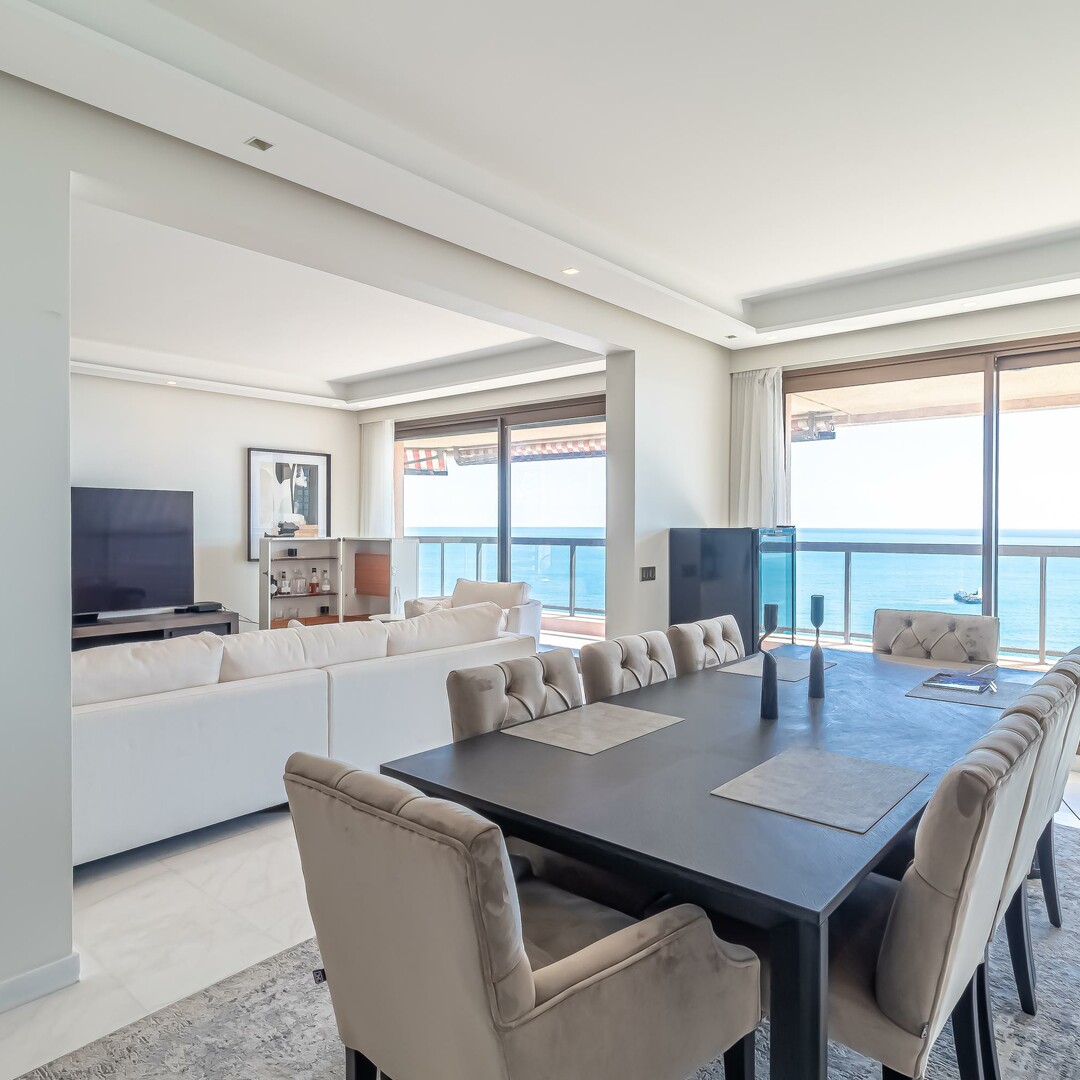 Vue exceptionnelle sur la mer et le Cap Martin - Location d'appartements à Monaco