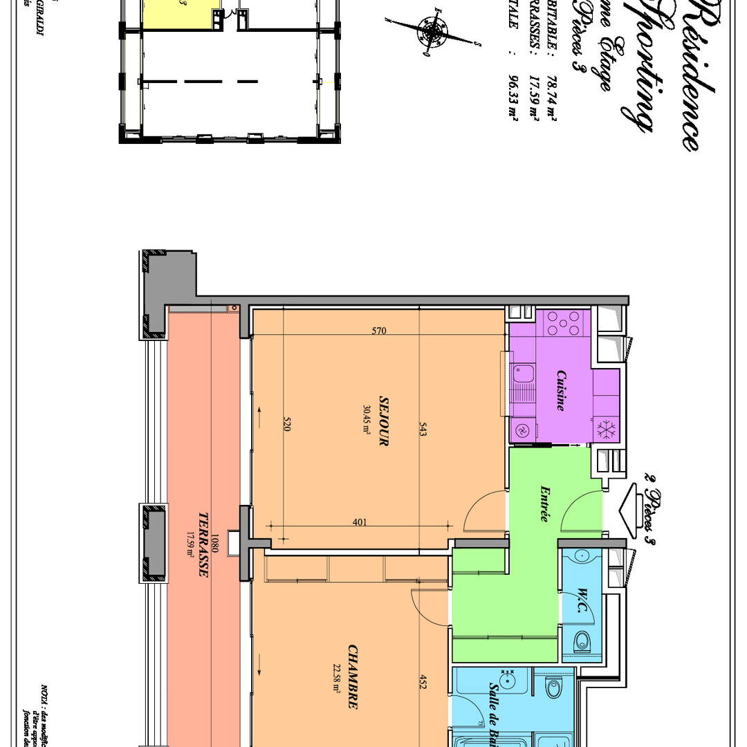 2P / LOCATION / MEUBLE ET EQUIPE - Location d'appartements à Monaco