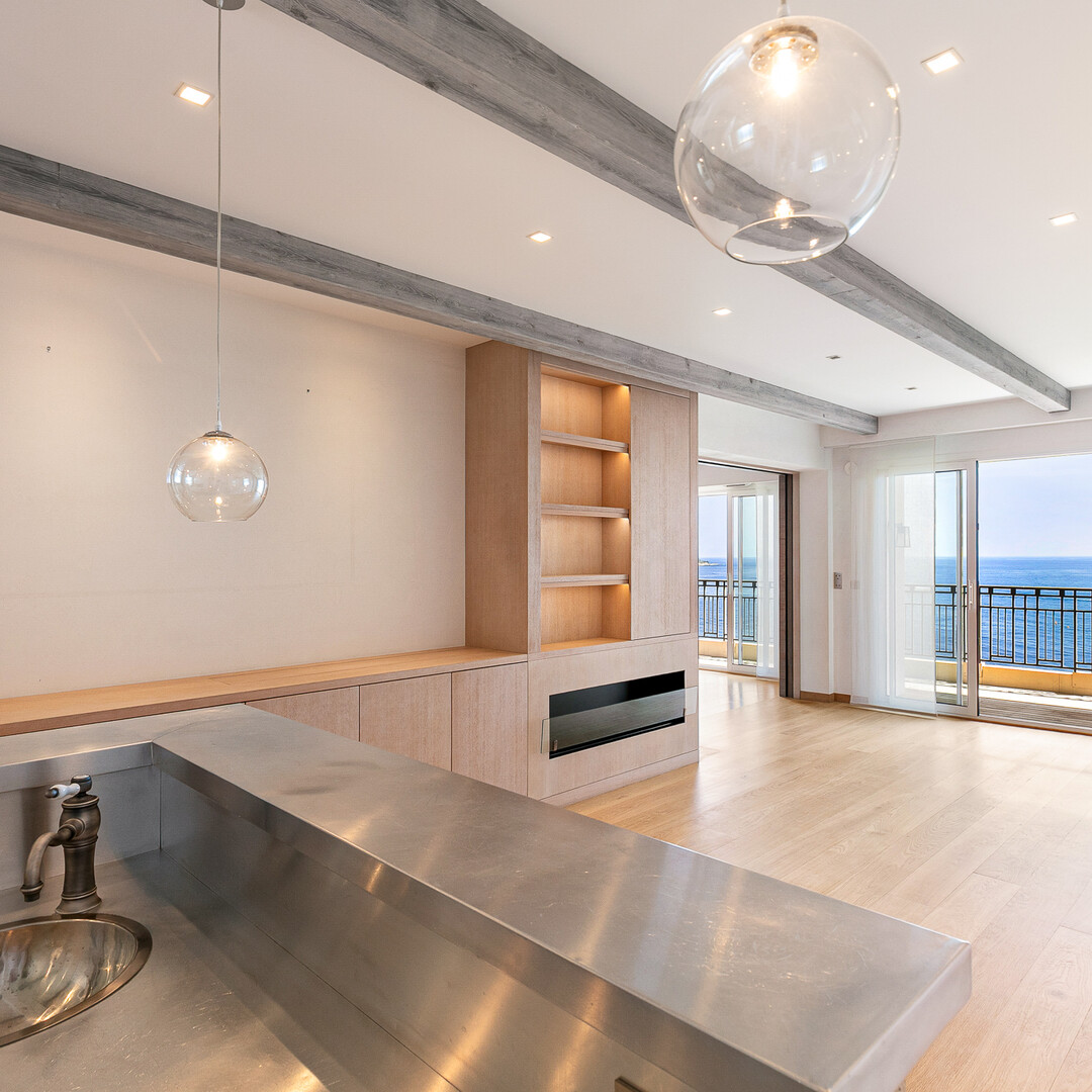 Location Exclusivité - Monte-Carlo — 2P Vue mer panoramique rénové