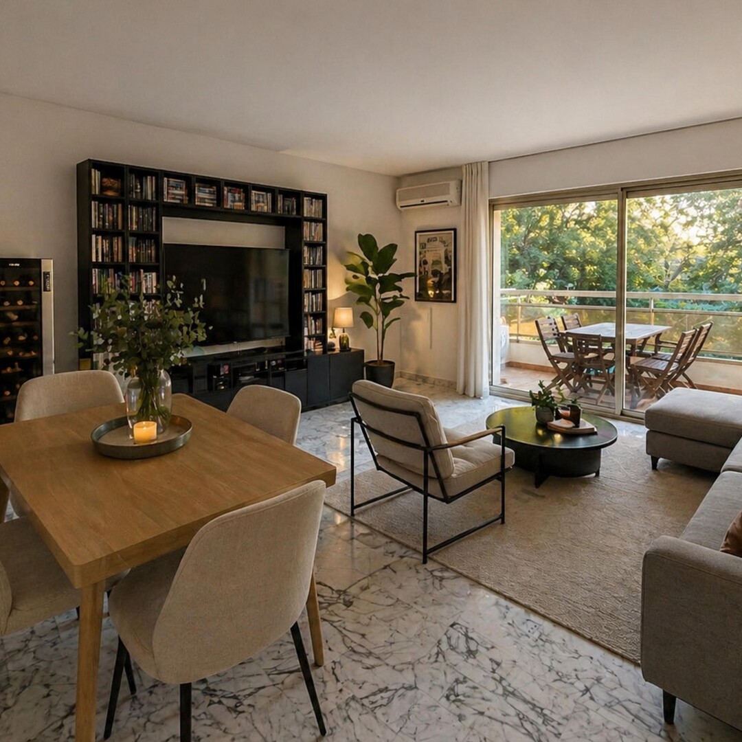 2 pièces calme | Résidence de standing avec piscine | Jardin Exotique