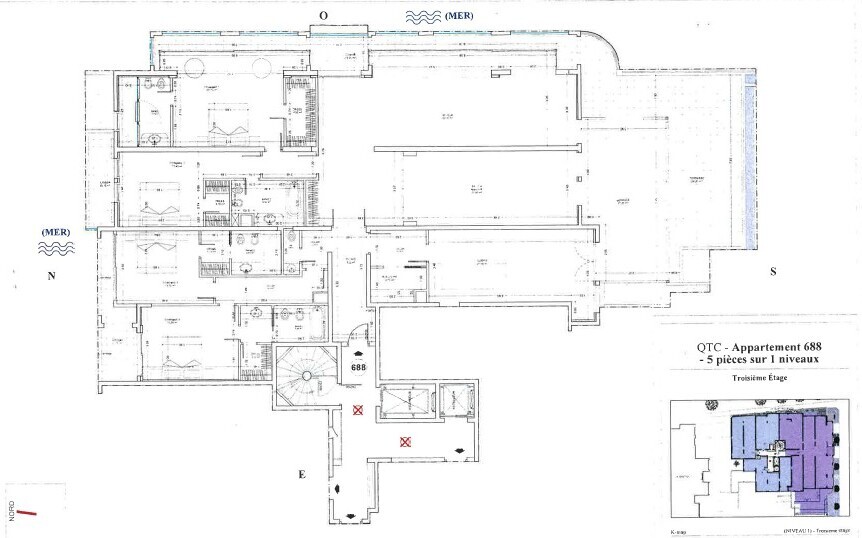 Appartement familial d’exception avec vues panoramiques sur le Port de Fontvieille